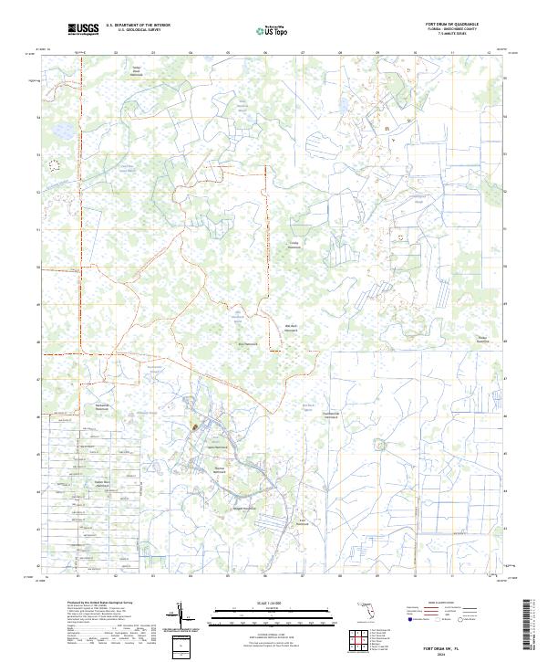 Fort Drum SW, FL — USGS 7.5-minute topo (2024)