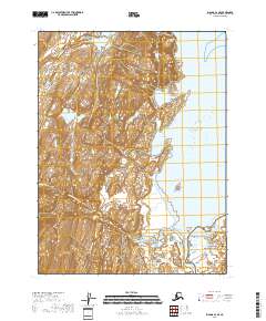 Iliamna A-4 SE, AK — USGS 7.5-minute topo (2018)