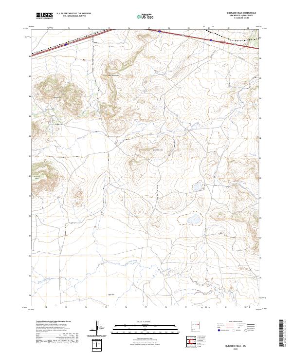 Quemado Hills, NM — USGS 7.5-minute topo (2023)