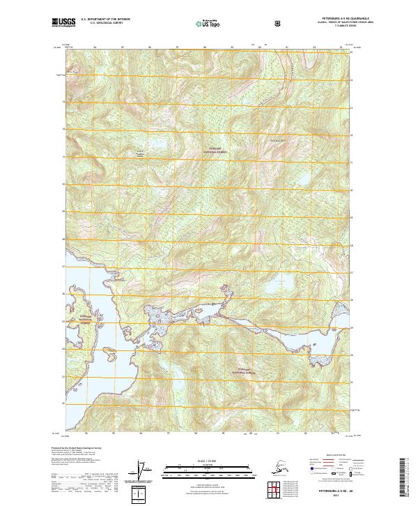 Petersburg A-5 NE, AK — USGS 7.5-minute topo (2021)