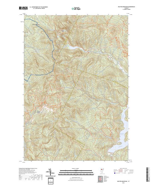 Bolton Mountain, VT — USGS 7.5-minute topo (2024)