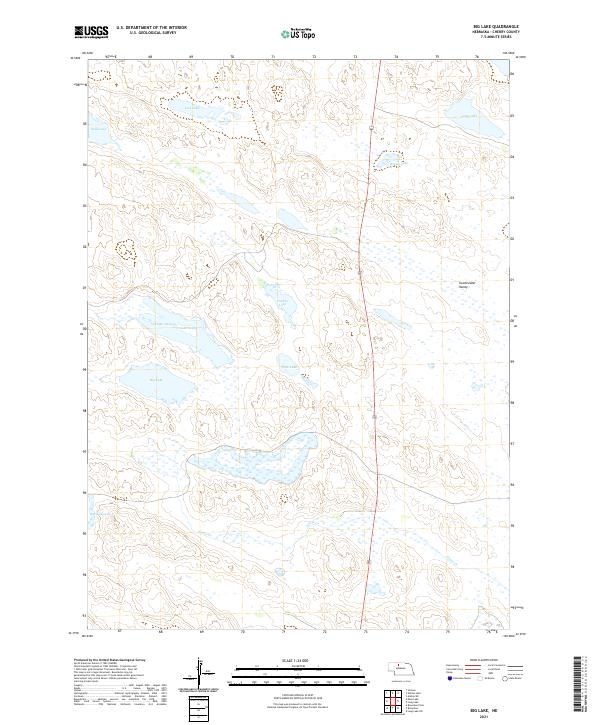 Big Lake, NE — USGS 7.5-minute topo (2021)