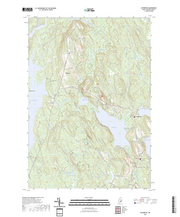 Eastbrook, ME — USGS 7.5-minute topo (2024)