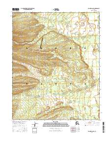 Hughes A-6 NE, AK — USGS 7.5-minute topo (2016)