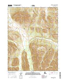 Bettles D-6 NE, AK — USGS 7.5-minute topo (2016)
