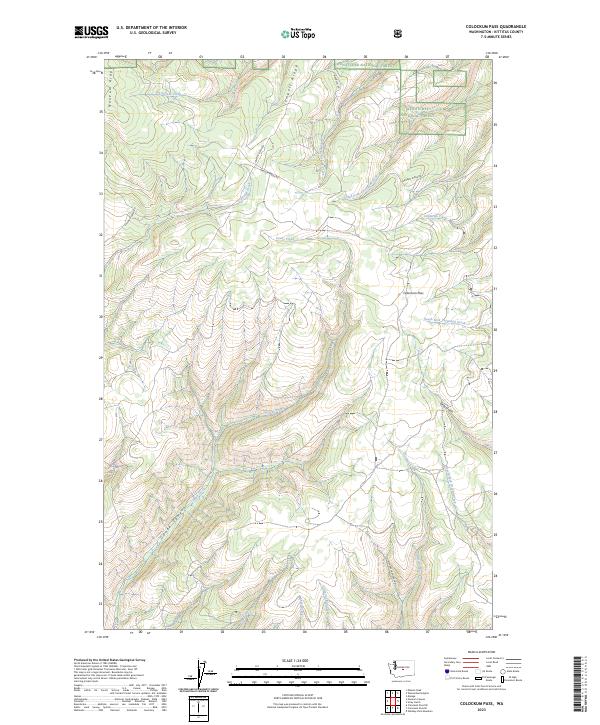 Colockum Pass, WA — USGS 7.5-minute topo (2023)