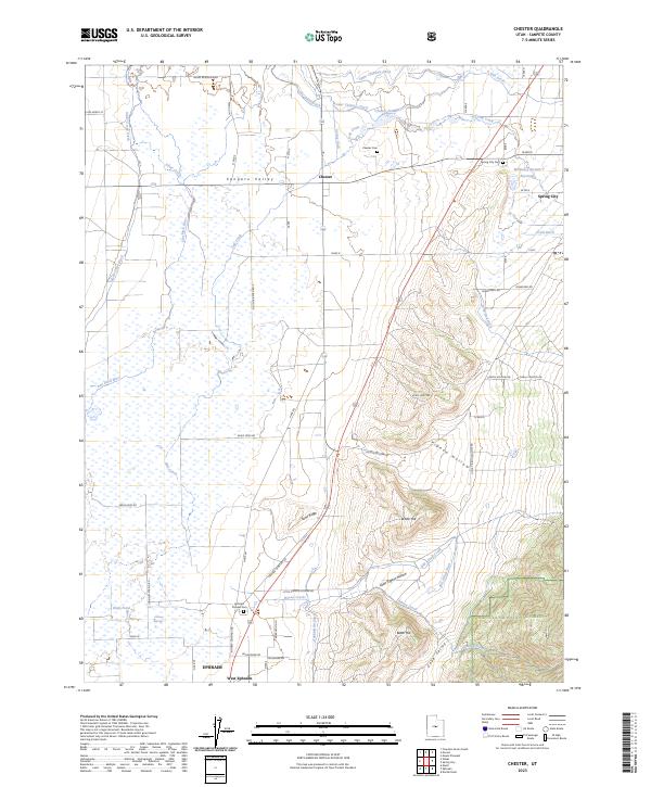 Chester, UT — USGS 7.5-minute topo (2023)