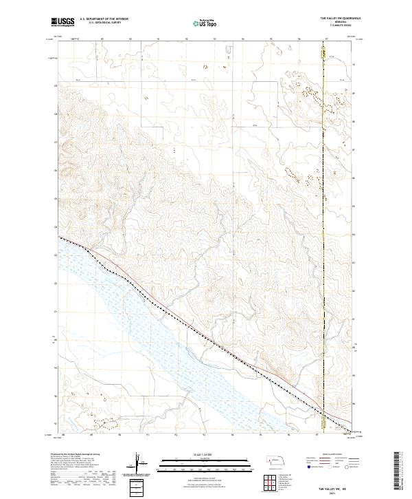 Tar Valley SW, NE — USGS 7.5-minute topo (2021)