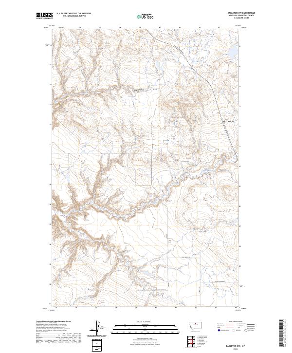 Eagleton NW, MT — USGS 7.5-minute topo (2024)