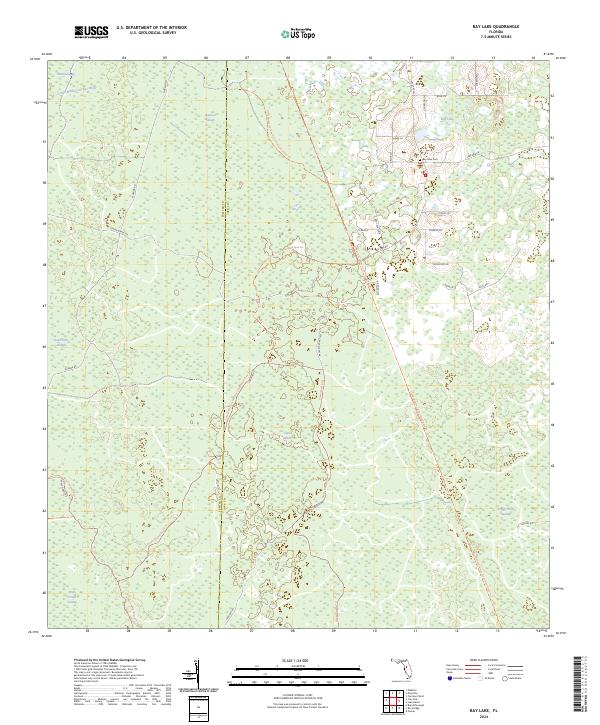Bay Lake, FL — USGS 7.5-minute topo (2024)