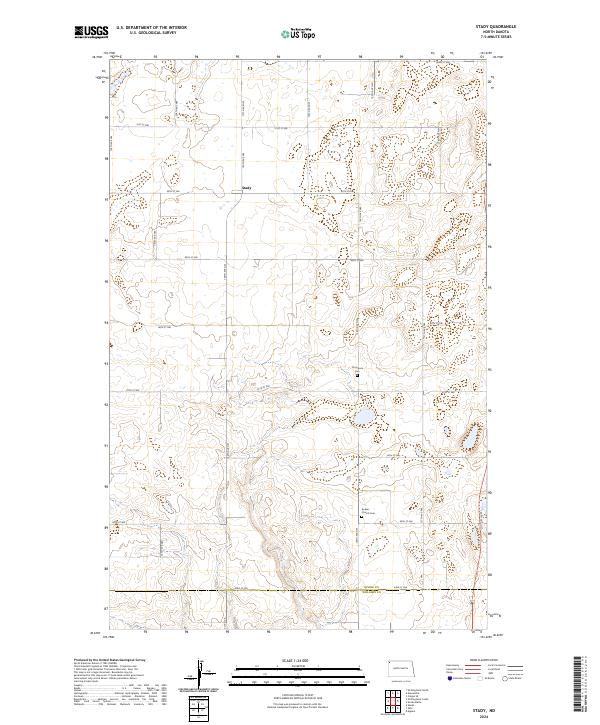 Stady, ND — USGS 7.5-minute topo (2024)