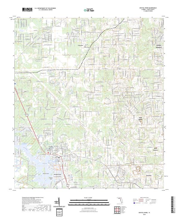 Crystal River, FL — USGS 7.5-minute topo (2024)