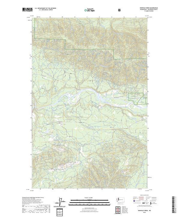 Winfield Creek, WA — USGS 7.5-minute topo (2023)