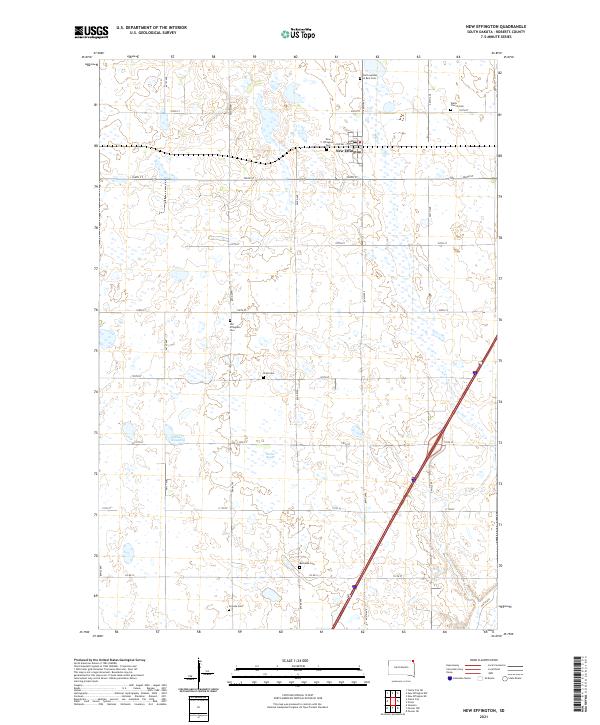 New Effington, SD — USGS 7.5-minute topo (2021)