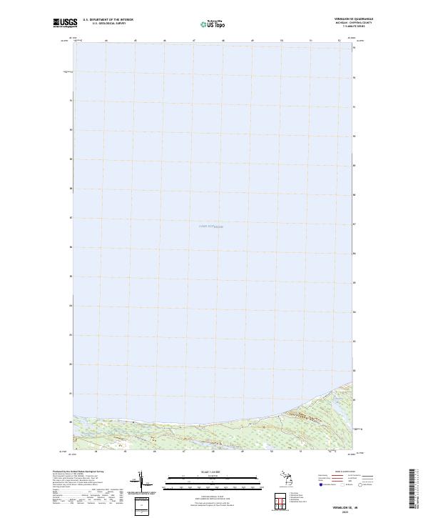 Vermilion SE, MI — USGS 7.5-minute topo (2023)