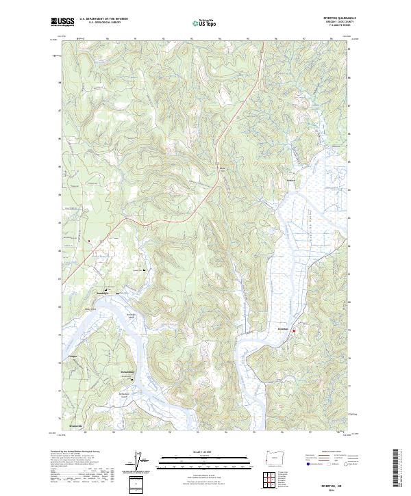Riverton, OR — USGS 7.5-minute topo (2024)