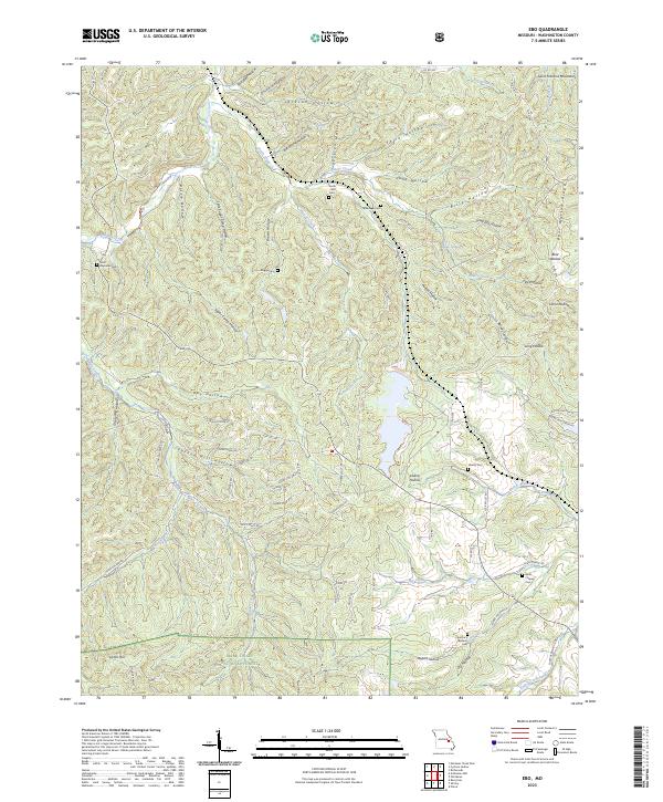 Ebo, MO — USGS 7.5-minute topo (2023)