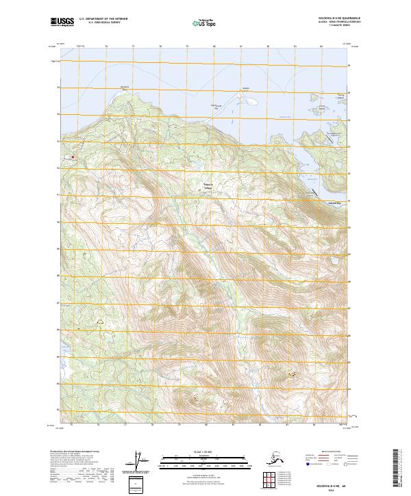 Seldovia B-5 NE, AK — USGS 7.5-minute topo (2024)
