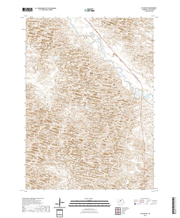 Taylor NW, NE — USGS 7.5-minute topo (2021)