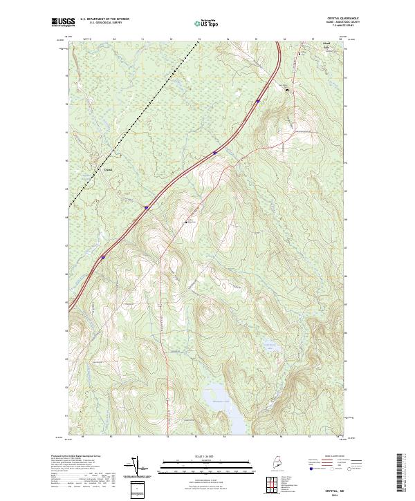 Crystal, ME — USGS 7.5-minute topo (2024)