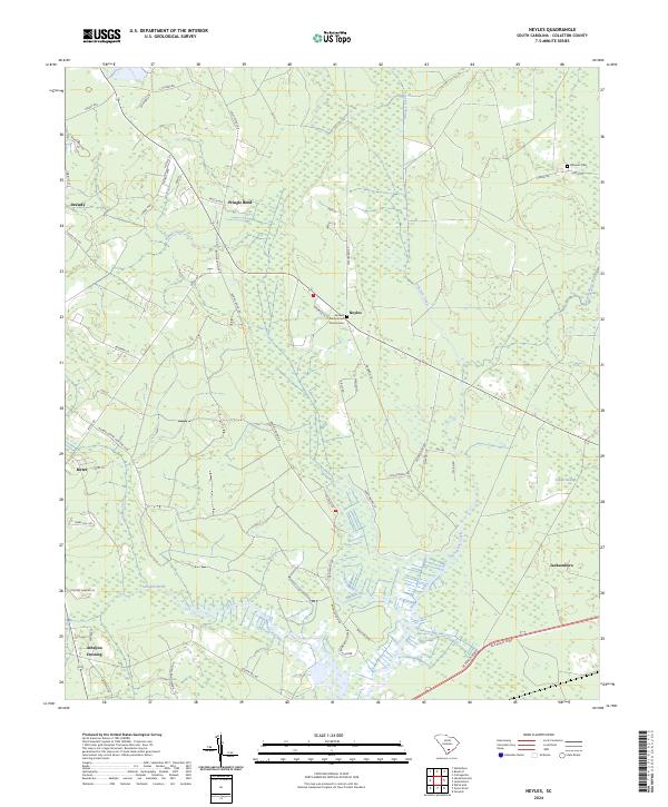 Neyles, SC — USGS 7.5-minute topo (2024)