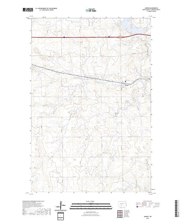 Judson, ND — USGS 7.5-minute topo (2024)