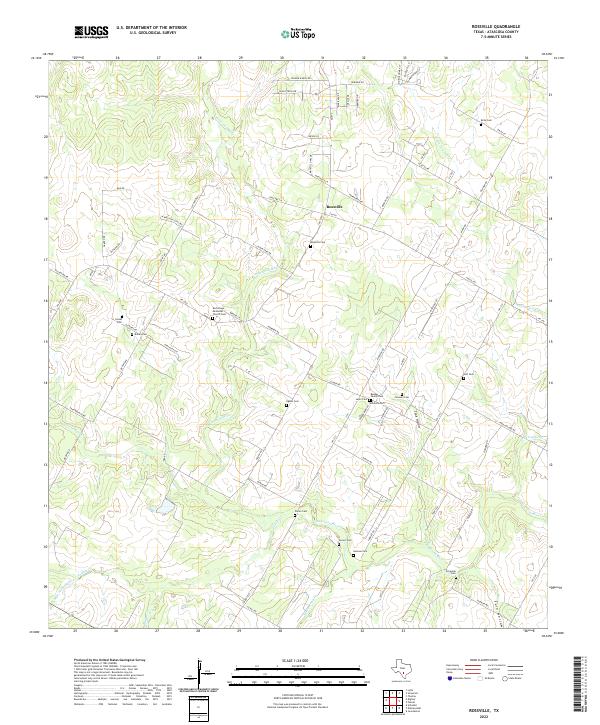Rossville, TX — USGS 7.5-minute topo (2022)