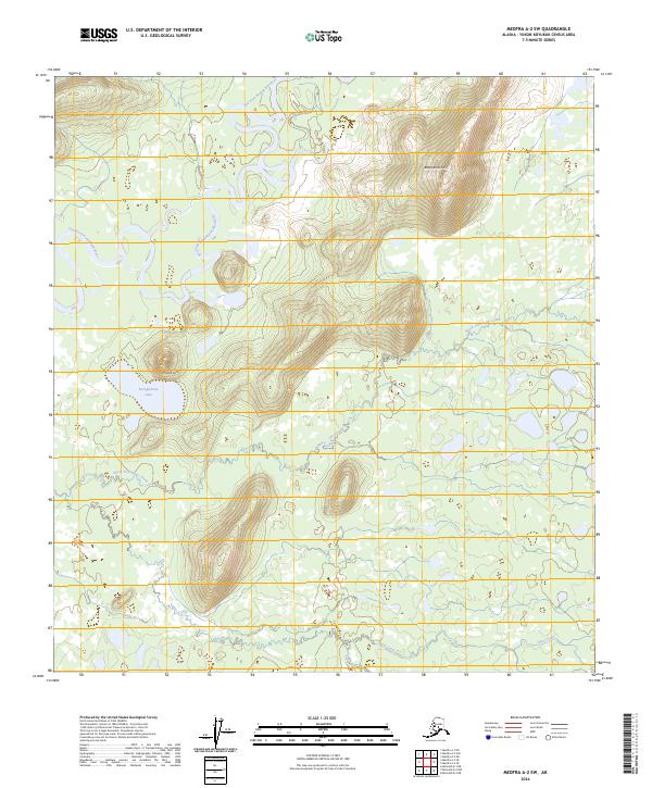 Medfra A-2 SW, AK — USGS 7.5-minute topo (2024)
