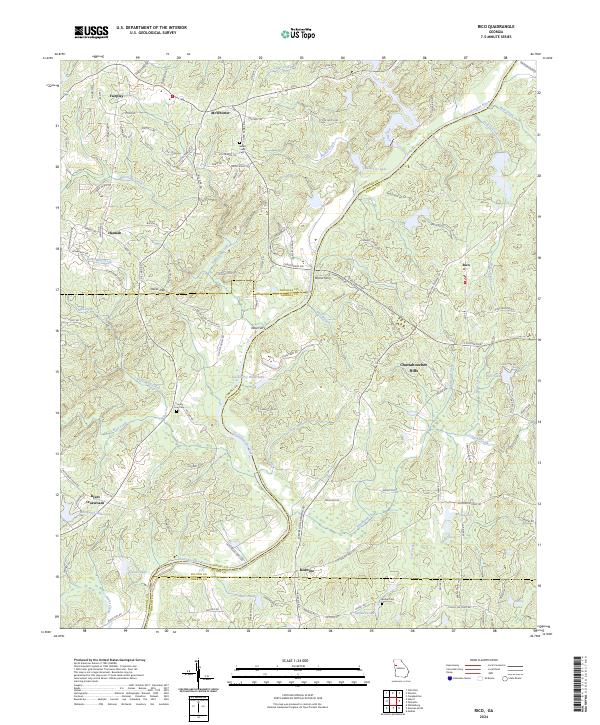 Rico, GA — USGS 7.5-minute topo (2024)