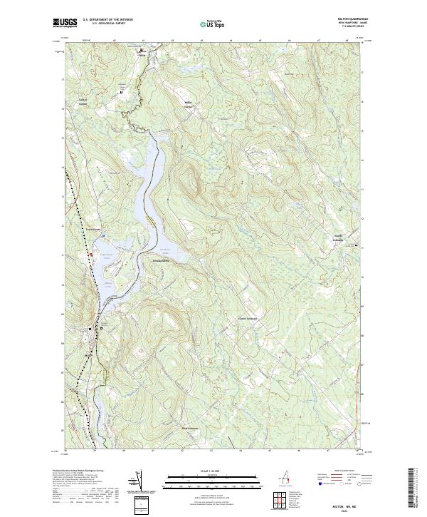 Milton, NH-ME — USGS 7.5-minute topo (2024)