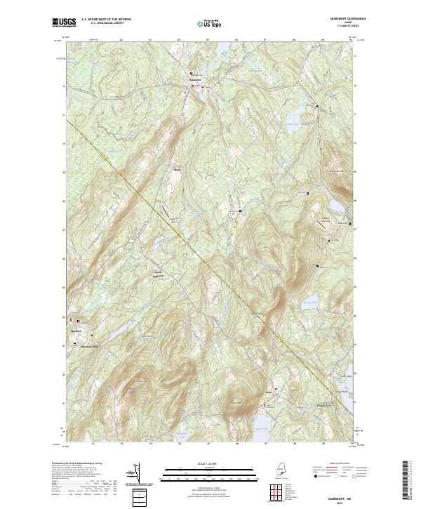 Searsmont, ME — USGS 7.5-minute topo (2024)