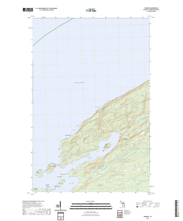 Windigo, MI — USGS 7.5-minute topo (2023)