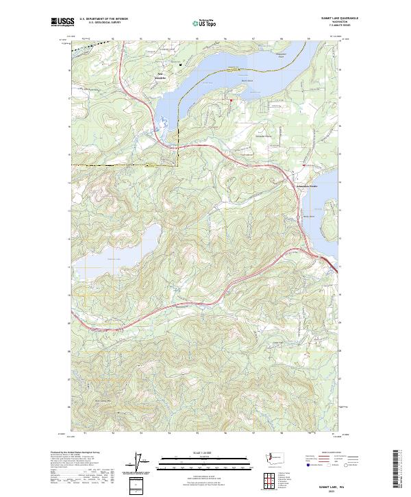 Summit Lake, WA — USGS 7.5-minute topo (2023)
