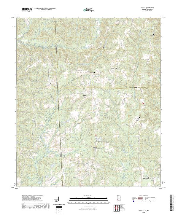 Aquilla, AL-MS — USGS 7.5-minute topo (2024)