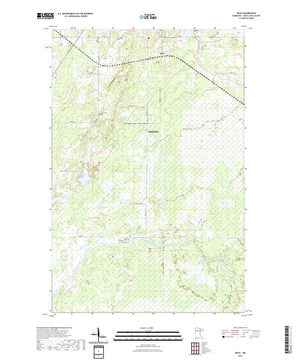 Riley, MN — USGS 7.5-minute topo (2022)