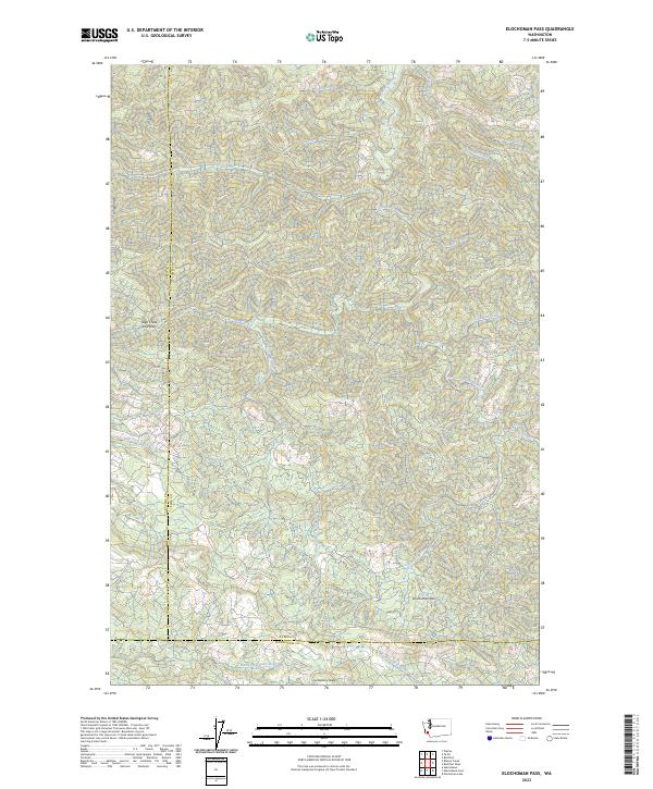 Elochoman Pass, WA — USGS 7.5-minute topo (2023)