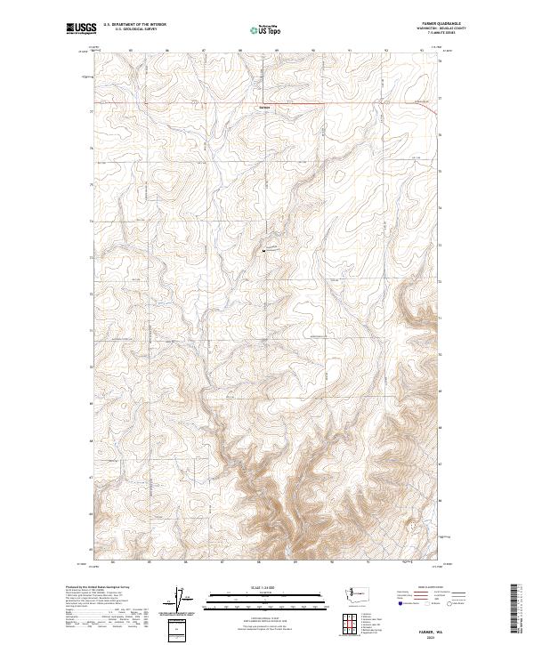 Farmer, WA — USGS 7.5-minute topo (2023)