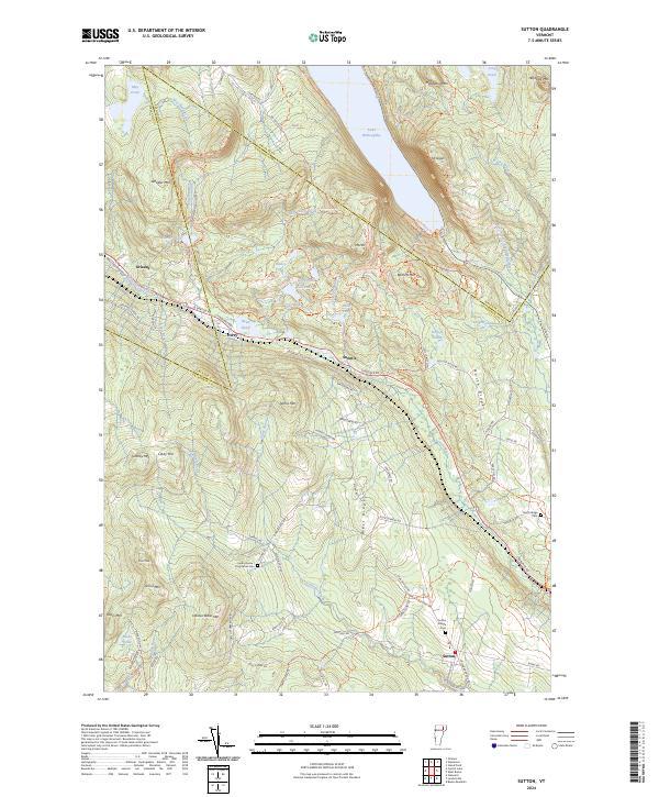 Sutton, VT — USGS 7.5-minute topo (2024)