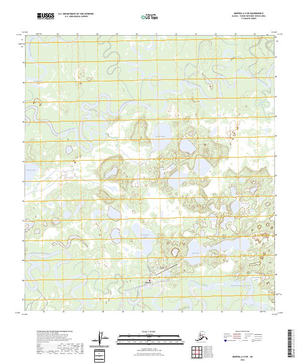 Medfra A-3 SW, AK — USGS 7.5-minute topo (2024)