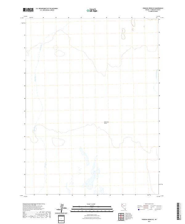 Pidgeon Spring SE, NV — USGS 7.5-minute topo (2021)
