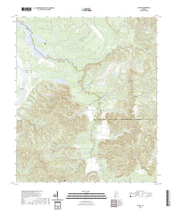 Tilden, AL — USGS 7.5-minute topo (2024)