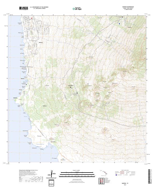 Makena, HI — USGS 7.5-minute topo (2024)
