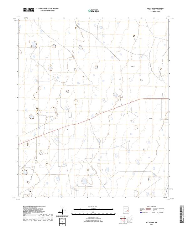 Buckeye NE, NM — USGS 7.5-minute topo (2023)