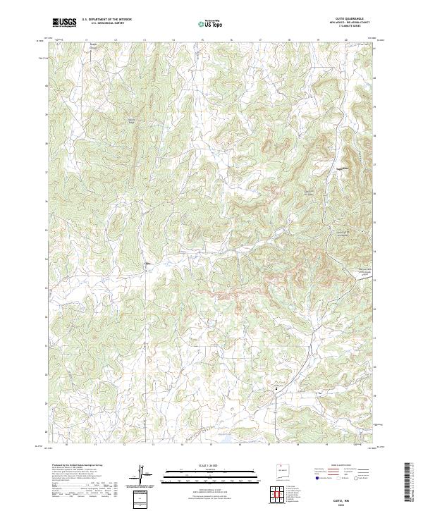 Ojito, NM — USGS 7.5-minute topo (2023)