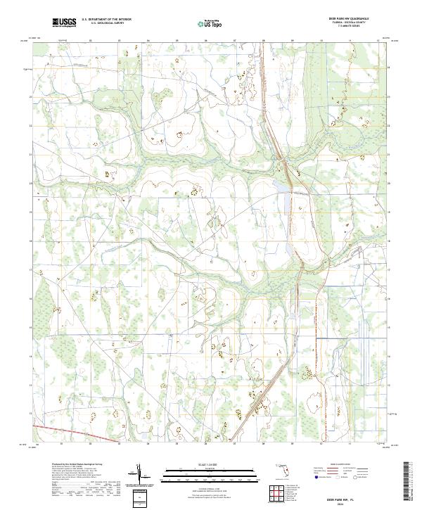 Deer Park NW, FL — USGS 7.5-minute topo (2024)