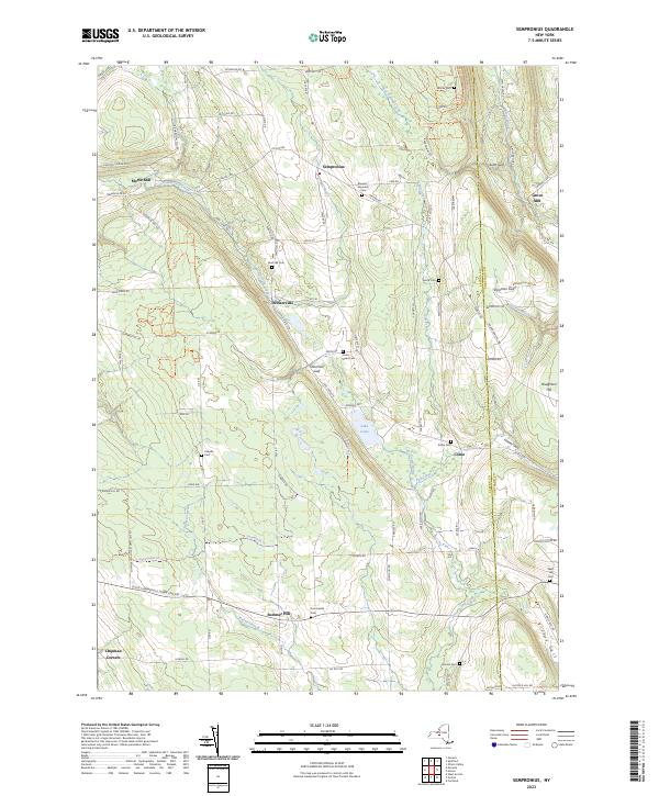 Sempronius, NY — USGS 7.5-minute topo (2023)