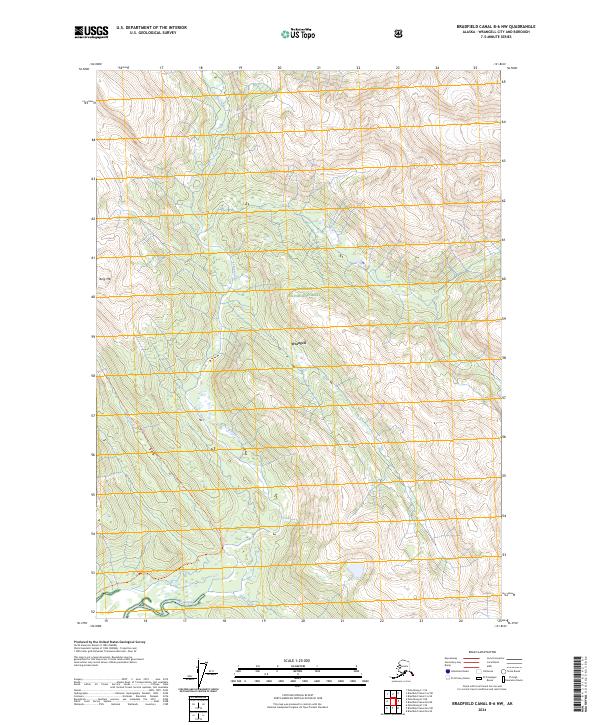 Bradfield Canal B-6 NW, AK — USGS 7.5-minute topo (2024)