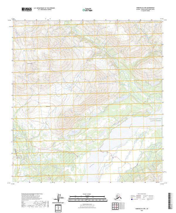 Nabesna B-4 NW, AK — USGS 7.5-minute topo (2023)