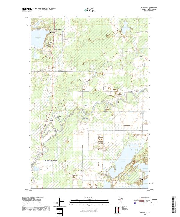 Waukenabo, MN — USGS 7.5-minute topo (2022)