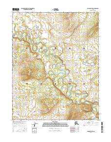 Hughes B-5 SE, AK — USGS 7.5-minute topo (2016)
